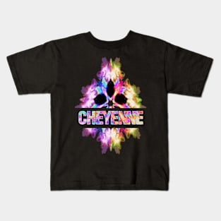 Cheyenne Tie Dye Watercolor Gift Souvenir Kids T-Shirt